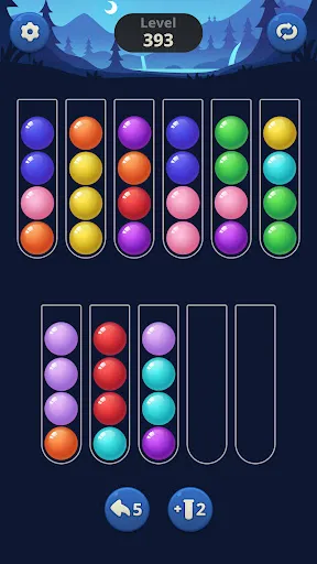 Gameplay screenshot 1 from Ball Sort - Color Puz Game - Puzzle game
