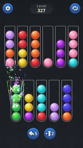 Gameplay screenshot 4 from Ball Sort - Color Puz Game - Puzzle game